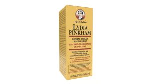 box of Lydia Pinkham Herbal Supplement Tablets